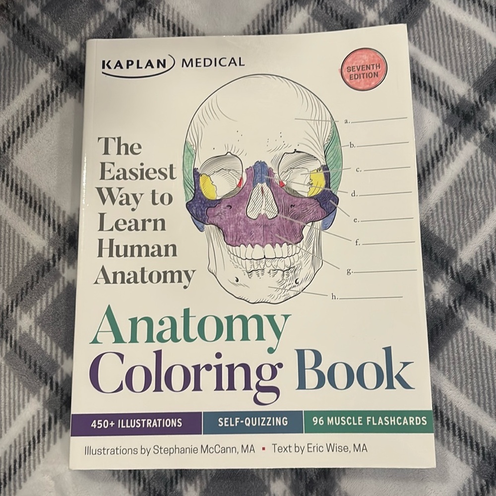 Kaplan Anatomy Coloring book 7th edition